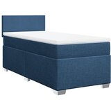  Krevet s oprugama i madracem plavi 90 x 200 cm od tkanine | shoptok.hr