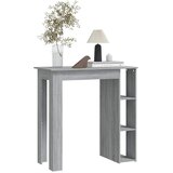  Barski stol s policom boja hrasta sonome 102x50x103,5 cm drveni | shoptok.hr