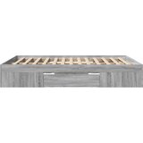vidaXL Okvir kreveta boja hrasta 160 x 200 cm od konstruiranog drva | shoptok.hr