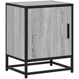 vidaXL Nočna omarica 2 kosa siva sonoma 40x31x50 cm inž. les in kovina | Shoptok.si