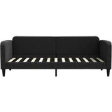  Dnevni krevet s madracem crni 80 x 200 cm od tkanine | shoptok.hr