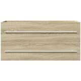 vidaXL Ormarić za umivaonik boja hrasta sonome 100x38,5x48 cm iverica | shoptok.hr