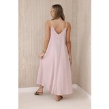 Kesi Włoski Muslin dress with straps dark mint | shoptok.hr
