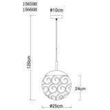 Globo viseča svetilka 15659h | Shoptok.si