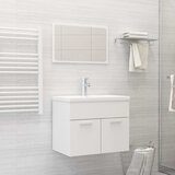 Maison Chic Komplet kopalniškega pohištva - Kopalniški sestavi bele barve inženirski les, (21787460) | Shoptok.si