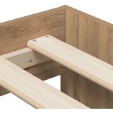  Okvir kreveta s pohranom Umjetnički hrast 100x200 cm | shoptok.hr