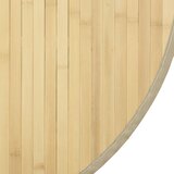  Okrugli tepih svijetli prirodni 100 cm od bambusa | shoptok.hr