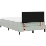  s opruga kutije Svijetlo siva 120 x 190 cm Baršun | shoptok.hr