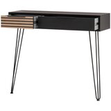 MID.YOU KONZOLNA MIZICA, 103,7/87,85/32,1 cm črna, barve hrasta | Shoptok.si