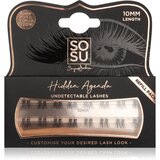 SOSU by Suzanne Jackson Hidden Agenda Undetectable Lashes šopaste lepilne trepalnice brez vozlička 10 mm Cene