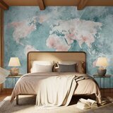  Foto tapeta - Delicate Map 294x210 Samoljepljiva | shoptok.hr
