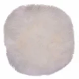 House Nordic Bijeli prekrivač od ovčje kože Nordijski krug, ⌀ 35 cm