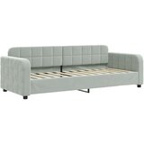 vidaXL Dnevni krevet na razvlačenje svjetlosivi 80 x 200 cm baršunasti | shoptok.hr