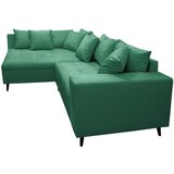 MID.YOU Ecksofa inkl. Hocker, mikrovlakna zelena | Shoptok.si