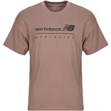New Balance Majice s kratkimi rokavi LINEAR GRAPHIC T-SHIRT Kostanjeva Cene