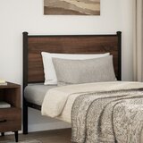The Living Store posteljno vzglavje rjavi hrast 107 cm inženirski les in jeklo - vzglavje, (21418679) | Shoptok.si