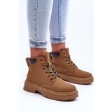 Boto Women's Quilted Lined Boots Corbin Dark Beige | ePonuda.com