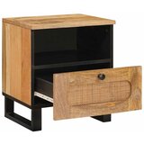  Noćni ormar 2 pcs Prirodna 40 x 33 x 46 cm Čvrsto drvo manga | Eponuda.ba
