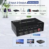 Kettz hdmi matrix 4k 60hz 2x2 HM-K252 | Eponuda.com