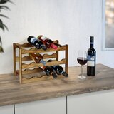 Wenko Držač za boce vina od masivnog bagrema u prirodnoj boji broj boca 12 kom 42x28x21 cm Fondi – | shoptok.hr