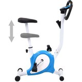 vidaXL bicikl za vježbanje s remenom za otpor plavi | shoptok.hr