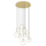 Eglo 390345 - portocolom led prigušiva luster na kablu, 10xLED/3W/230V, prečnik 58 cm | Eponuda.com