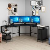 Woody Fashion radni sto power l 8537 black