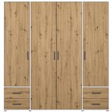 Rauch Möbel OMARA S KLASIČNIMI VRATI, bela, hrast artisan | Shoptok.si