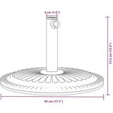  Podstavek za senčnik za Ø38/48 mm palice 12 kg okrogel | Shoptok.si
