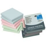 Registrator blok samolepljiv 75x75mm 100L global notes 5654-20 sortirano