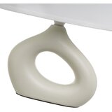 Casa Selección Bijela/bež stolna lampa keramička s tekstilnim sjenilom (visina 30 cm) – | shoptok.hr