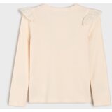 Sinsay Pamučna majica s ukrasnim volanima | shoptok.hr