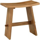  Kupaonska stolica Smeđa 50 x 29 5 x 50 5 cm Čvrsto teak drvo | shoptok.hr