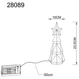 Globo 28089 - LED božićna dekoracija TREENO LED/2W/5V/3xAA | Eponuda.com