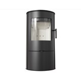Kratki Samostojeća peć na drva Rollo, fi 150, 7kw, Crna | Eponuda.com