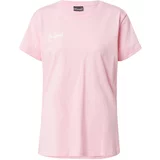 Hummel Funkcionalna majica svetlo roza / bela