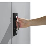 C+P Jeklena omara s krilnimi vrati, VxŠxG 1950 x 1000 x 420 mm, svetlo siva | Shoptok.si