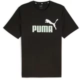 Puma Funkcionalna majica 'Essentials' meta / črna / bela