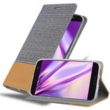  Ohišje, združljiv s HTC v svetlo sivo rjavi barvi - zaščitni pokrov z magnetnim zapiranjem, stoječo funkcijo in režo za kartico, (20566522) | Shoptok.si