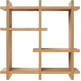 House Nordic Večnivojska polica v hrastovem dekorju v naravni barvi 40 cm Olsberg – Cene