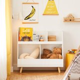SoBuy knjižna omara za otroke v beli barvi v skandinavskem slogu, (20815189) | Shoptok.si