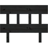  Uzglavlje za krevet crno 93,5 x 3 x 81 cm od masivne borovine | Eponuda.ba