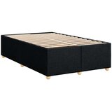 vidaXL Box spring postelja z vzmetnico črn 120x200 cm blago | Shoptok.si
