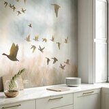  Foto tapeta - Golden Geese 400x280 Vodootporna | shoptok.hr