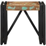 Maison Chic Kava miza - kavna mizica - Nizka mizica Multicolor 40x40x35 cm Masivni les Reclaimed, (21755378) | Shoptok.si