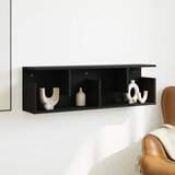 Zidni ormarić crni 100x20x30 cm od konstruiranog drva | shoptok.hr
