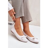 PM1 Mesh Ballet Flats With Bow Light Beige Bianila Cijene