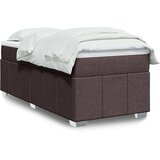 vidaXL Krevet s oprugama i madracem tamnosmeđi 80x200 cm od tkanine | shoptok.hr