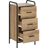  Kreveta Hrast artisan 97 x 33 x 81 cm Konstruirano drvo | shoptok.hr