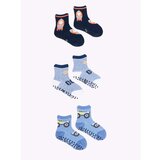 Yoclub čarape za dečake Cotton Anti Slip ABS Patterns Colours 3-pack SKA-0109C-AA3A-004 Cene'.'